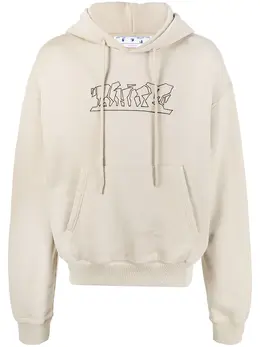 Off-White: Хлопковая толстовка 