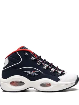 Reebok: Синие кроссовки  Question Mid