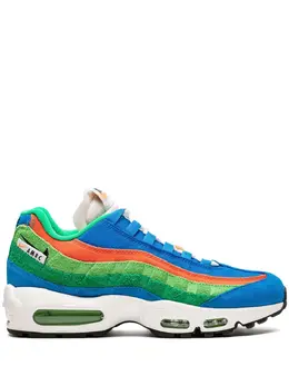 Nike: Светлые кроссовки  Air Max 95 SE
