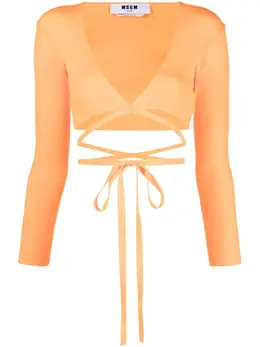 MSGM: Трикотажный топ 