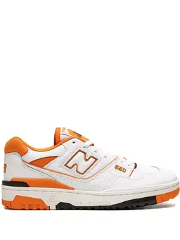 New Balance: Белый топ  550