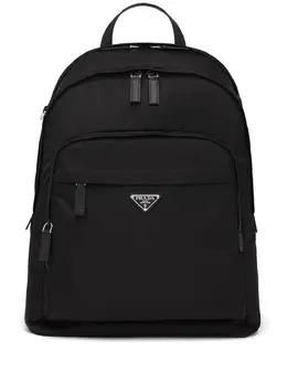 Prada: Чёрный рюкзак 