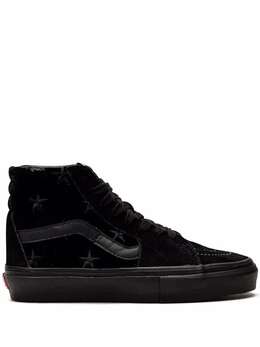 Vans: Чёрные кроссовки  Sk8-Hi