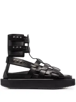 Rick Owens: Чёрные сандалии 