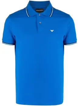 Emporio Armani: Голубое поло 