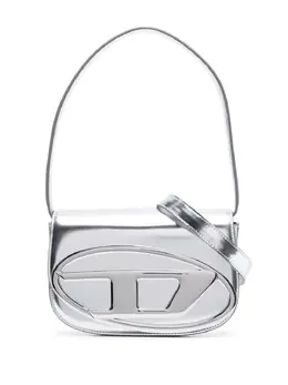 Diesel: Серебристая сумка 