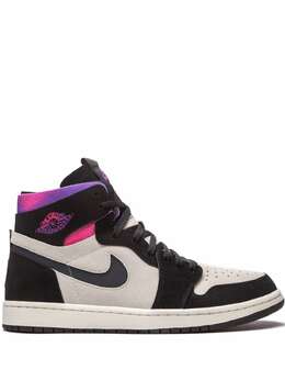 Jordan: Чёрные кроссовки  Air Jordan 1 Zoom