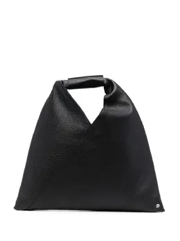 MM6 Maison Margiela: Чёрная сумка-шоппер 