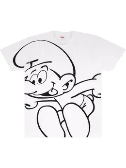 Supreme: Футболка  Smurfs с принтом
