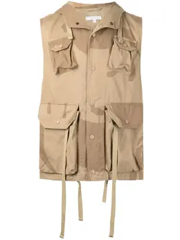 Engineered Garments: Жилет с животным принтом 