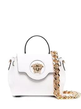 Versace: Белая сумка на руку  La Medusa