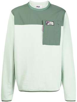 Fila: Зелёный свитшот 