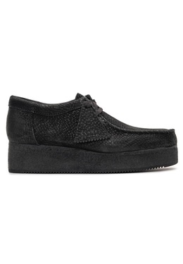 CLARKS ORIGINALS: Чёрные ботинки 