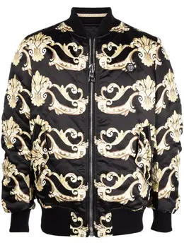 Philipp Plein: Куртка  Gothic с принтом