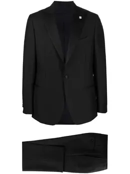 Lardini: Чёрный костюм 