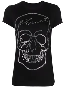 Philipp Plein: Футболка  Skull с коротким рукавом