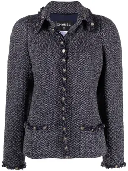 Chanel Pre-Owned: Куртка на пуговицах 