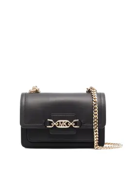 Michael Michael Kors: Чёрная сумка через плечо 