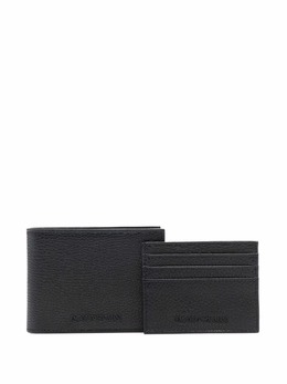 Emporio Armani: Чёрный кошелёк 