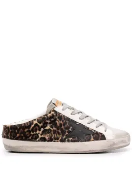 Golden Goose: Бежевые кроссовки  Super Star