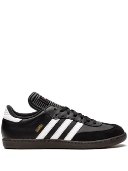 adidas: Чёрные кроссовки  Samba