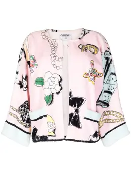 Chanel Pre-Owned: Розовая куртка 