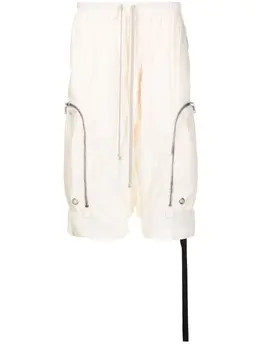 Rick Owens DRKSHDW: Белые шорты 