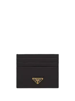 Prada: Чёрный картхолдер 