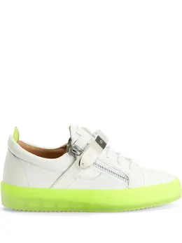 Giuseppe Zanotti: Белые кроссовки  Frankie