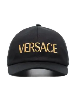 Versace: Чёрная кепка 