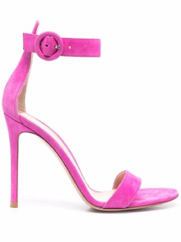 Gianvito Rossi: Розовые сандалии  Portofino