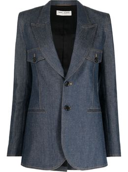 Saint Laurent: Однобортный жакет 