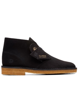 CLARKS ORIGINALS: Чёрные ботинки 