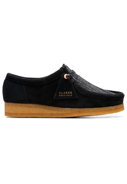 CLARKS ORIGINALS: Чёрные ботинки 