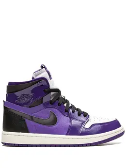 Jordan: Чёрные кроссовки  Air Jordan 1 Zoom