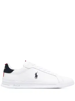 Polo Ralph Lauren: Белые кроссовки 