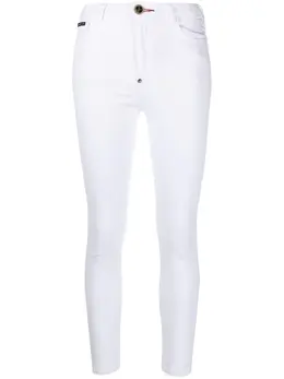Philipp Plein: Белые джинсы  Skull