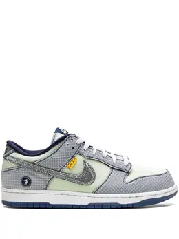 Nike: Голубые кроссовки  Dunk Low