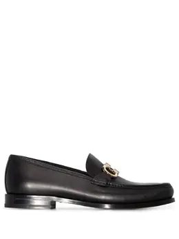 Salvatore Ferragamo: Чёрные туфли  Gancini