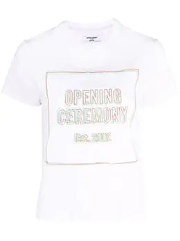 Opening Ceremony: Футболка  Box Logo с принтом