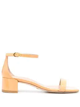 Stuart Weitzman: Оранжевые сандалии  Nudist Curve