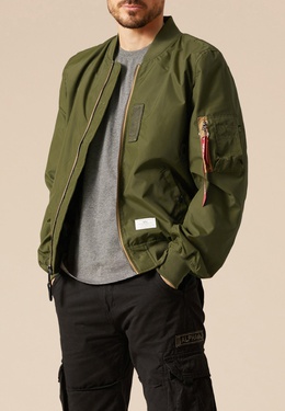 ALPHA INDUSTRIES: Зелёная куртка 