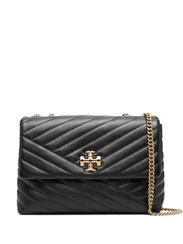 Tory Burch: Чёрная сумка  Kira Chevron
