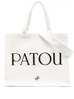 Patou: Белая сумка-шоппер 
