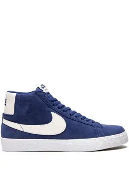Nike: Голубые кроссовки  SB Blazer Mid