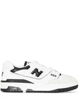 New Balance: Белые кроссовки  550