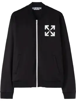 Off-White: Чёрная куртка  Arrow