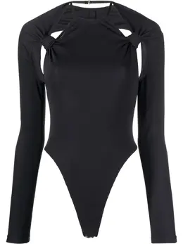 Jacquemus: Синий боди 