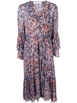 DVF Diane von Furstenberg: Платье с принтом 