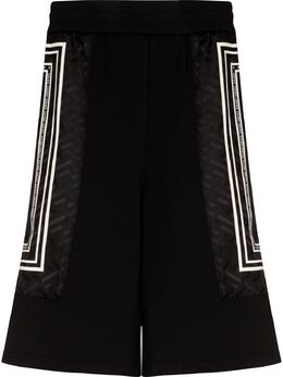 Versace: Чёрные шорты  La Greca